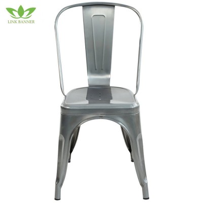 LK-H850A Hot selling best price steel iron frame modern design vintage industrial dining metal chair