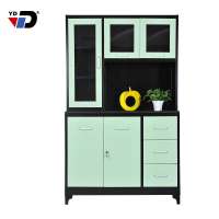 metal furniture frame for home use k/d style multi-function kitchen room storage cupboard